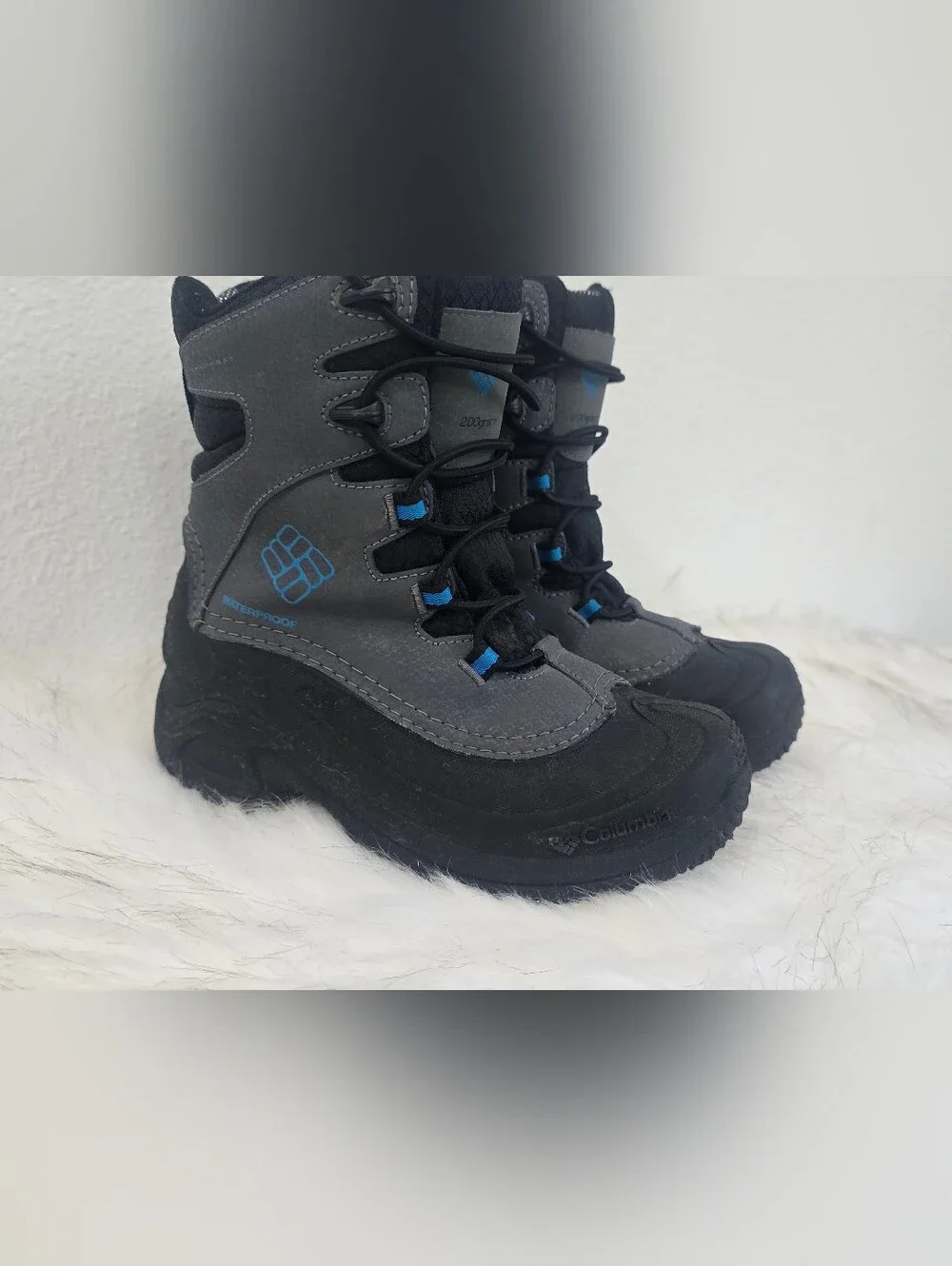 Columbia Kids Bugaboot‎ Omni-Heat Waterproof Winter Snow Boots
